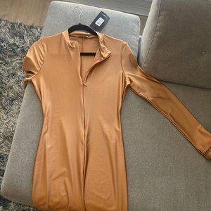 Rose gold body con